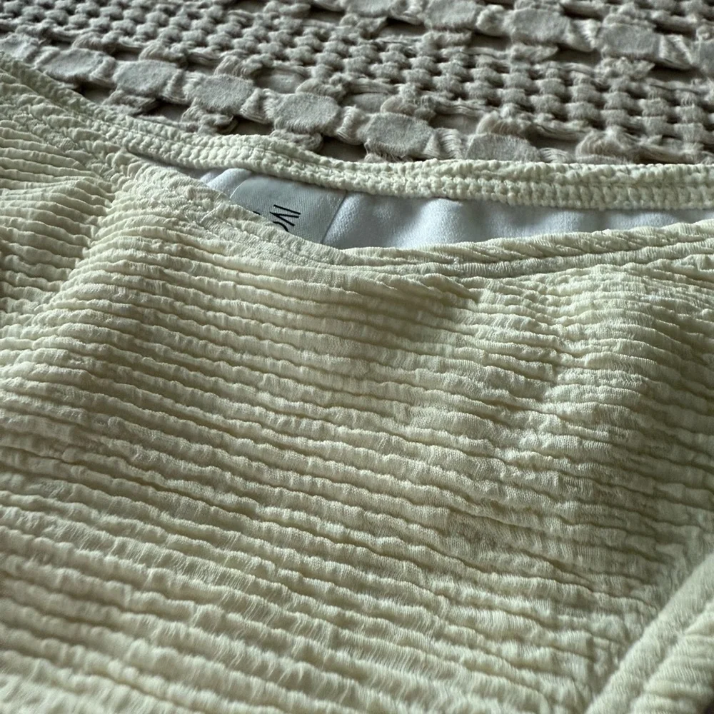 NEW Ivory Rose Ivory‎ Textured Bikini Bottom Size 12